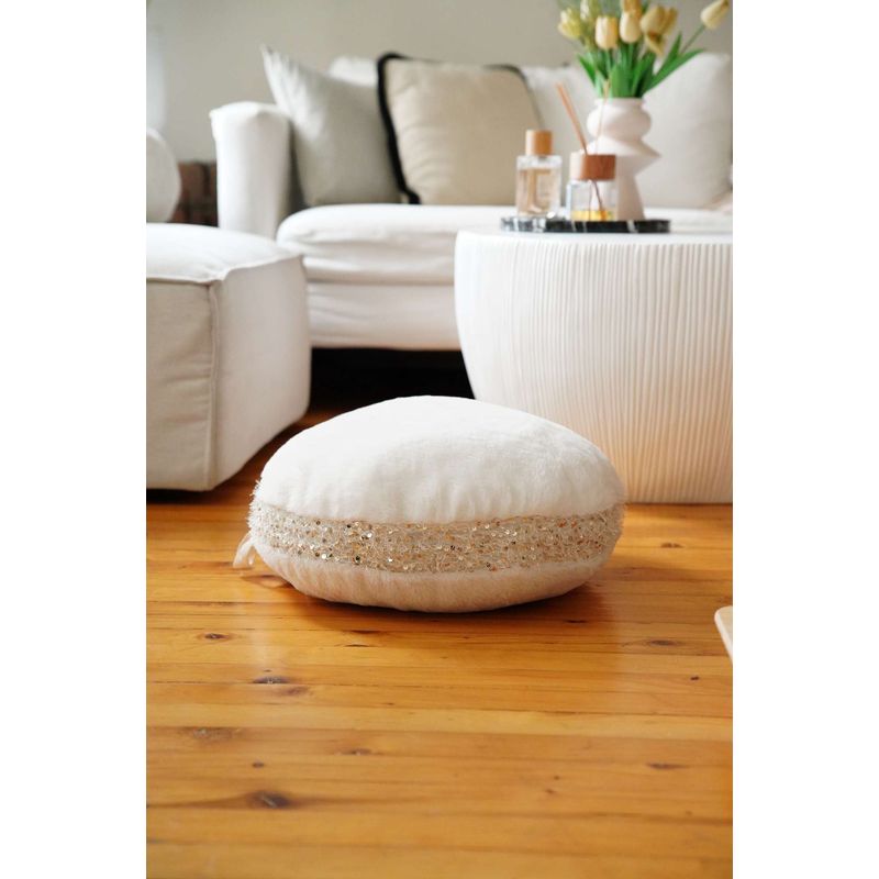 Casa si Gradina - Textile si covoare - Perne si pilote - Perne decorative - Perna decorativa, Aberto Design, ecru, 51x51x18 cm, poliester reciclat, lavabila la masina - Infinity.ro
