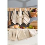 Market - Curatenie si intretinere casa - Produse bucatarie - Lavete si bureti - Set prosoape de spalat, L'essentiel Maison, bej, 30x50 cm, 100% bumbac, 6 bucati, 336EPJ1168 - Infinity.ro