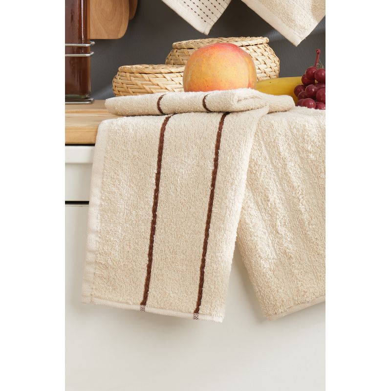 Market - Curatenie si intretinere casa - Produse bucatarie - Lavete si bureti - Set prosoape de spalat, L'essentiel Maison, bej, 30x50 cm, 100% bumbac, 6 bucati, 336EPJ1168 - Infinity.ro