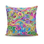 Casa si Gradina - Textile si covoare - Perne si pilote - Perne decorative - Perna decorativa, Aberto Design, multicolor, 43x43 cm, bumbac si poliester, lavabila, 422KSY0108 - Infinity.ro
