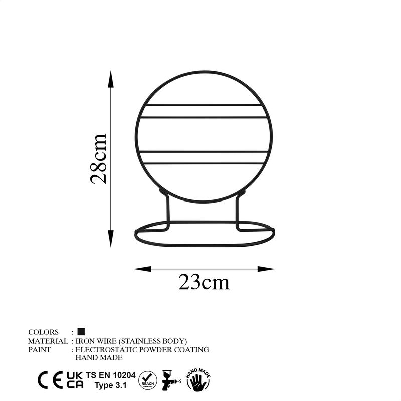 Casa si Gradina - Mobilier - Organizare si depozitare - Cuiere - Suport bijuterii, Aberto Design, metal, negru, 23x13x28 cm - Infinity.ro