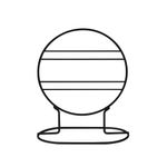 Casa si Gradina - Mobilier - Organizare si depozitare - Cuiere - Suport bijuterii, Aberto Design, metal, negru, 23x13x28 cm - Infinity.ro