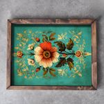 Casa si Gradina - Bucatarie si vesela - Ustensile bucatarie - Tavi servire - Tava servire, Aberto Design, lemn masiv, multicolor, 48x38x4 cm, 799EVL1111 - Infinity.ro