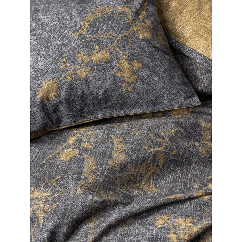 Casa si Gradina - Textile si covoare - Lenjerii de pat - Seturi de lenjerie - Set lenjerie pat single, L'essentiel Maison, mustar, 100% bumbac ranforce, 160x220 cm - Infinity.ro