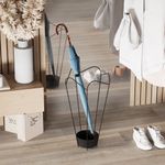 Casa si Gradina - Decoratiuni - Obiecte decorative - Suporturi umbrele - Suport umbrele decorativ, Aberto Design, metal, negru, 15x37x60 cm - Infinity.ro