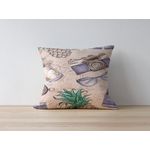 Casa si Gradina - Textile si covoare - Lenjerii de pat - Fete de perna - Husa perna decorativa, Aberto Design, multicolor, 43x43 cm, 50% poliester 50% bumbac, imprimare digitala, 397KRL1111 - Infinity.ro