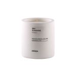 Casa si Gradina - Decoratiuni - Aromaterapie si lumanari - Ceara parfumata - Ceara parfumata, Aberto Design, beton, alb, lemn de santal, 8.5x9 cm - Infinity.ro