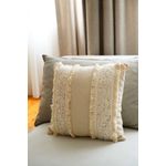Casa si Gradina - Textile si covoare - Lenjerii de pat - Fete de perna - Husa perna decorativa, Aberto Design, bej, 43x43 cm, 85% bumbac 15% poliester - Infinity.ro