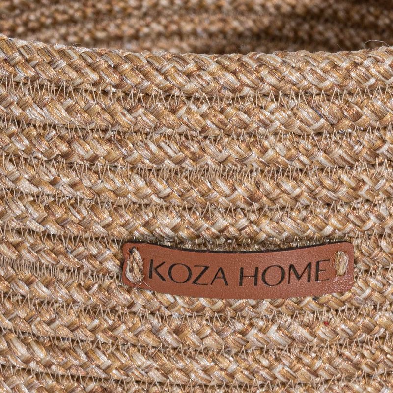 Casa si Gradina - Mobilier - Organizare si depozitare - Recipiente depozitare - Cutie decorativa, Aberto Design, bumbac 100%, natural, 25x50 cm, lucrat manual - Infinity.ro
