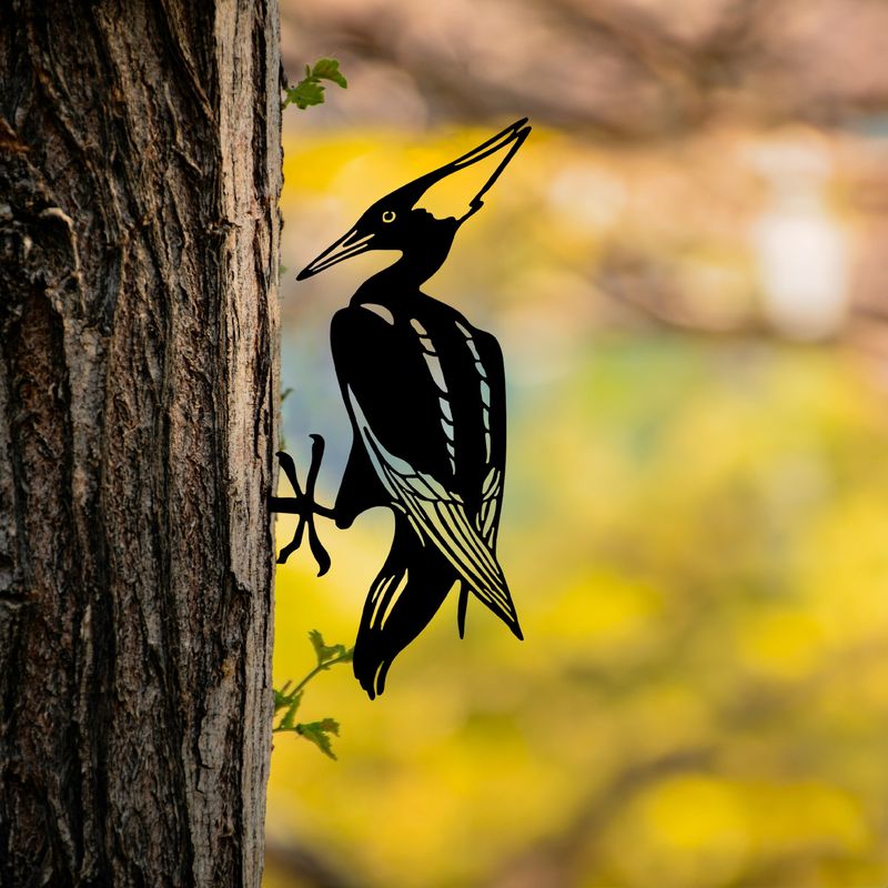 Casa si Gradina - Gradina si terasa - Decoratiuni exterior - Ornamente gradina - Obiect decorativ, Aberto Design, metal, negru, 22x40 cm - Infinity.ro