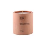 Casa si Gradina - Decoratiuni - Aromaterapie si lumanari - Lumanari si candele - Lumanare parfumata, Aberto Design, beton, roz, 8.5x9 cm, mar si scortisoara - Infinity.ro