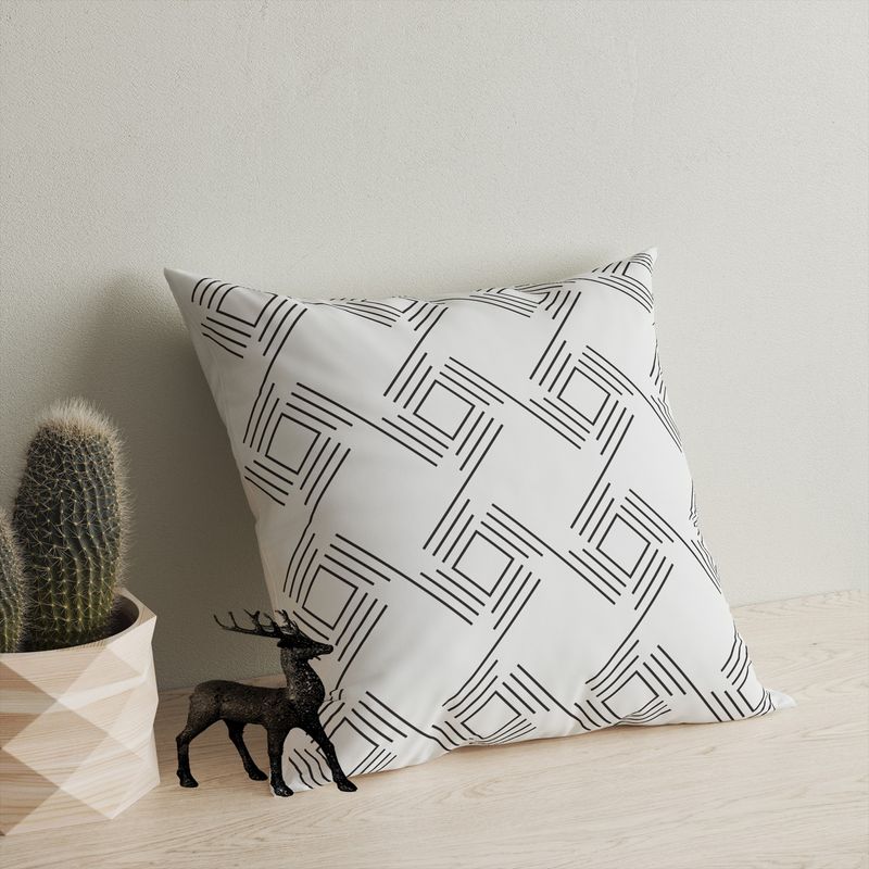 Casa si Gradina - Textile si covoare - Perne si pilote - Perne decorative - Perna decorativa, Aberto Design, multicolor, 43x43 cm, bumbac si poliester, 416GRV3220 - Infinity.ro