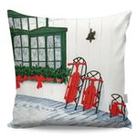 Casa si Gradina - Textile si covoare - Perne si pilote - Perne decorative - Perna decorativa, Aberto Design, multicolor, 43x43 cm, 50% bumbac, 50% poliester, umplutura siliconica, 420GRC2109 - Infinity.ro