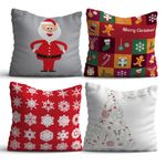 Casa si Gradina - Textile si covoare - Perne si pilote - Perne decorative - Set perne decorative, Aberto Design, multicolor, 43x43 cm, bumbac si poliester, lavabil, 397KRL2101 - Infinity.ro