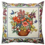 Casa si Gradina - Textile si covoare - Perne si pilote - Perne decorative - Perna decorativa, Aberto Design, multicolor, 43x43 cm, 50% bumbac, 50% poliester, umplutura siliconica, 420GRC0116 - Infinity.ro