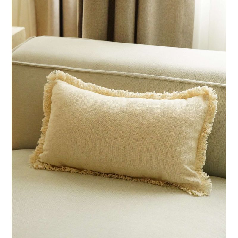 Casa si Gradina - Textile si covoare - Lenjerii de pat - Fete de perna - Husa perna decorativa, Aberto Design, bej, 30x50 cm, 100% bumbac, 150CRG1150 - Infinity.ro