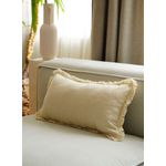 Casa si Gradina - Textile si covoare - Lenjerii de pat - Fete de perna - Husa perna decorativa, Aberto Design, bej, 30x50 cm, 100% bumbac, 150CRG1150 - Infinity.ro