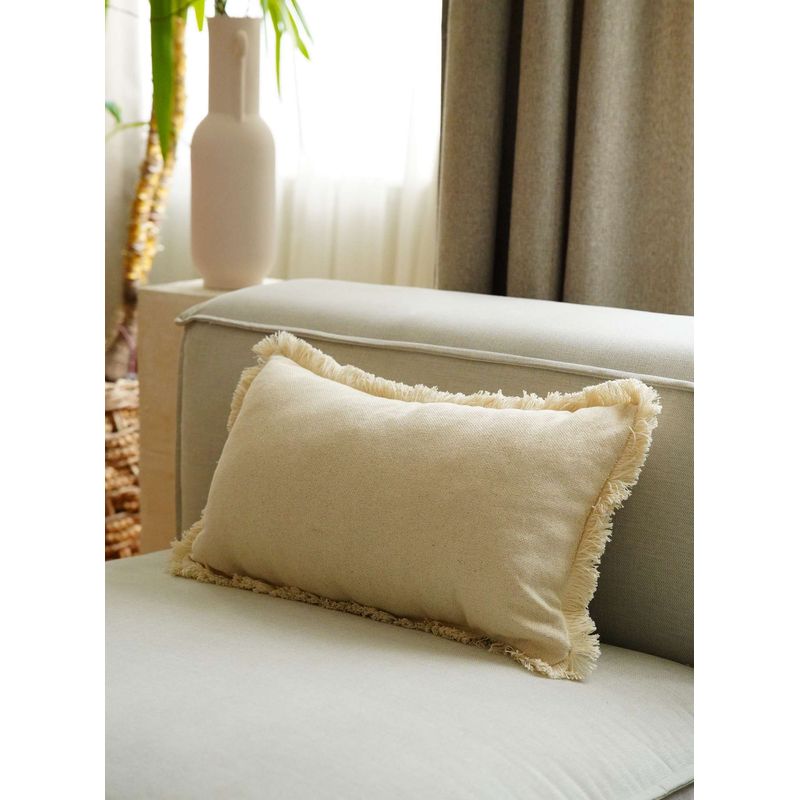 Casa si Gradina - Textile si covoare - Lenjerii de pat - Fete de perna - Husa perna decorativa, Aberto Design, bej, 30x50 cm, 100% bumbac, 150CRG1150 - Infinity.ro