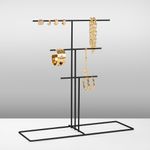 Casa si Gradina - Mobilier - Organizare si depozitare - Umerase si valeti - Suport pentru bijuterii, Aberto Design, metal, negru, 40x15x41 cm - Infinity.ro