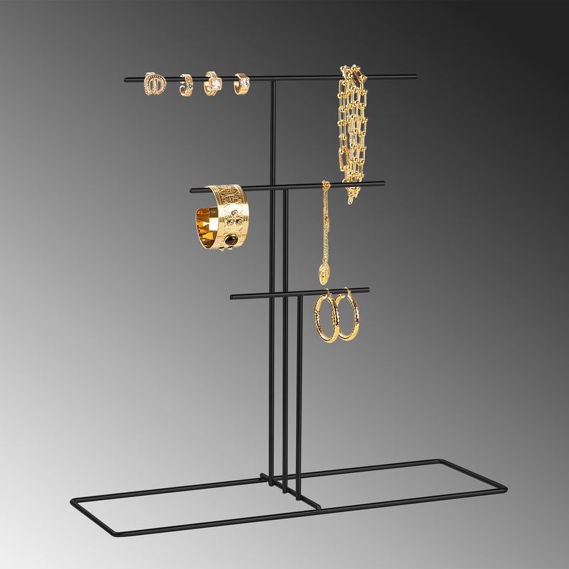 Casa si Gradina - Mobilier - Organizare si depozitare - Umerase si valeti - Suport pentru bijuterii, Aberto Design, metal, negru, 40x15x41 cm - Infinity.ro