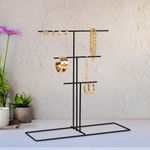 Casa si Gradina - Mobilier - Organizare si depozitare - Umerase si valeti - Suport pentru bijuterii, Aberto Design, metal, negru, 40x15x41 cm - Infinity.ro