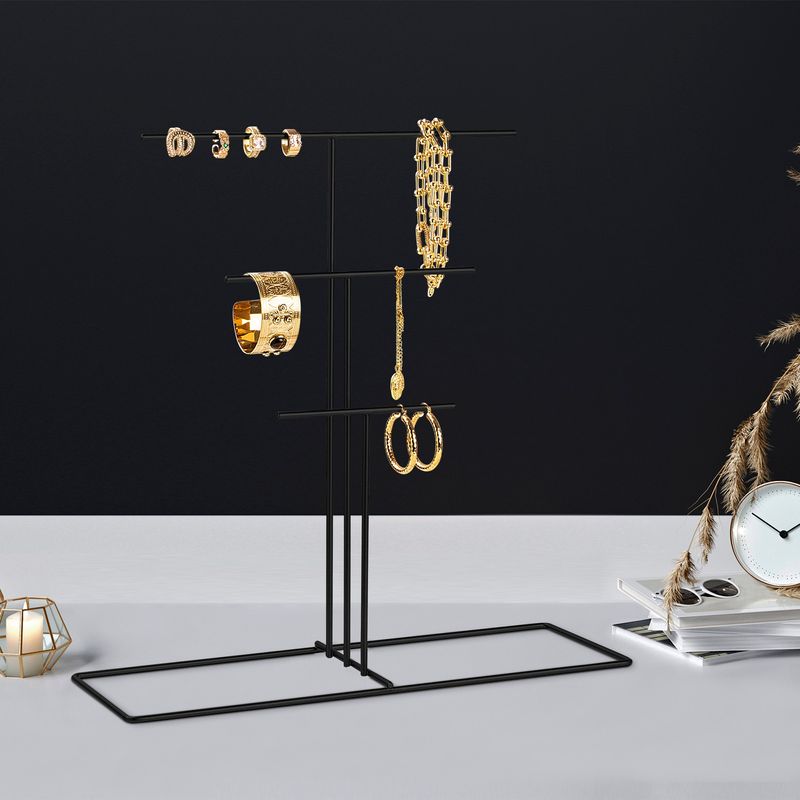 Casa si Gradina - Mobilier - Organizare si depozitare - Umerase si valeti - Suport pentru bijuterii, Aberto Design, metal, negru, 40x15x41 cm - Infinity.ro