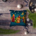 Casa si Gradina - Textile si covoare - Lenjerii de pat - Fete de perna - Husa perna decorativa, Aberto Design, multicolor, 43x43 cm, 50% poliester 50% bumbac, imprimare digitala, 411KRL1139 - Infinity.ro