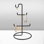 Casa si Gradina - Mobilier - Organizare si depozitare - Cuiere - Suport bijuterii, Aberto Design, metal, negru, 15x27 cm - Infinity.ro