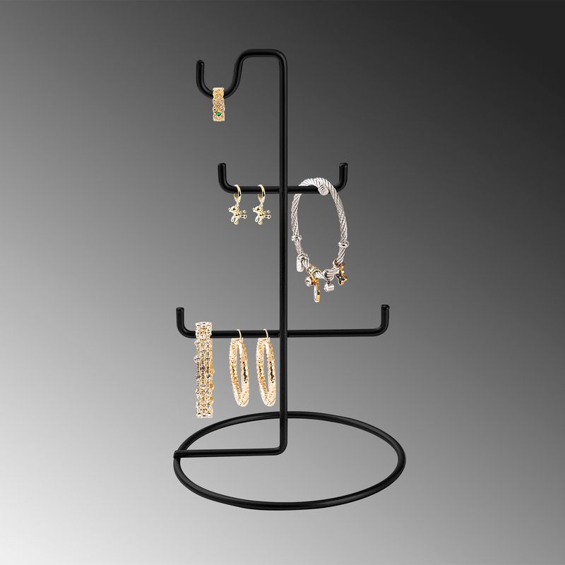 Casa si Gradina - Mobilier - Organizare si depozitare - Cuiere - Suport bijuterii, Aberto Design, metal, negru, 15x27 cm - Infinity.ro