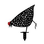 Casa si Gradina - Gradina si terasa - Decoratiuni exterior - Ornamente gradina - Set ornamente gradina, Aberto Design, metal, negru, 28x26 cm - Infinity.ro