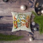 Casa si Gradina - Textile si covoare - Lenjerii de pat - Fete de perna - Husa perna decorativa, Aberto Design, multicolor, 43x43 cm, 50% poliester 50% bumbac, imprimare digitala, 411KRL1147 - Infinity.ro