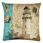 Casa si Gradina - Textile si covoare - Perne si pilote - Perne decorative - Perna decorativa, Aberto Design, multicolor, 43x43 cm, 50% bumbac 50% poliester, lavabila, 419GRV2106 - Infinity.ro
