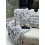 Casa si Gradina - Textile si covoare - Huse pentru mobilier - Husa pentru canapea, Aberto Design, gri, 200x75 cm, 100% poliester, lavabila la masina - Infinity.ro