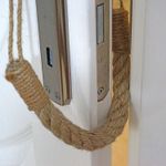 Casa si Gradina - Constructii - Usi interior, exterior si garaj - Accesorii usi - Opritor de usa, Aberto Design, in, culoare ratan, 45x2x2 cm - Infinity.ro