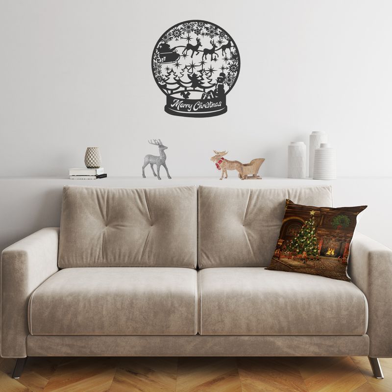 Casa si Gradina - Textile si covoare - Perne si pilote - Perne decorative - Perna decorativa, Aberto Design, multicolor, 43x43 cm, 50% bumbac, 50% poliester, umplutura siliconica, 420GRC0195 - Infinity.ro