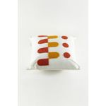 Casa si Gradina - Textile si covoare - Perne si pilote - Perne decorative - Perna decorativa, Aberto Design, mustar si rosu tigla, 43x43 cm, 100% in - Infinity.ro