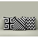 Casa si Gradina - Textile si covoare - Lenjerii de pat - Fete de perna - Set huse pentru perne decorative, Aberto Design, multicolor, 43x43 cm, 50% bumbac 50% poliester, 3 bucati, 397KRL3523 - Infinity.ro