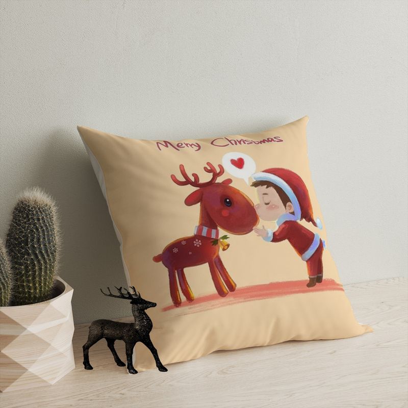 Casa si Gradina - Textile si covoare - Perne si pilote - Perne decorative - Perna decorativa, Aberto Design, multicolor, 43x43 cm, bumbac si poliester, umplutura siliconica, 420GRC3216 - Infinity.ro