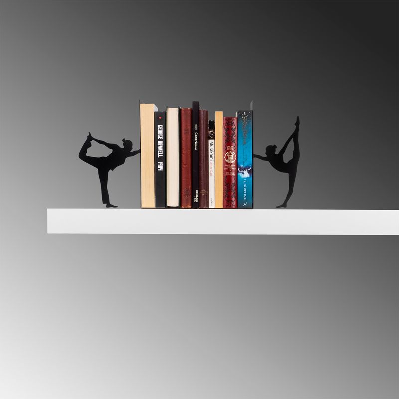 Carti si Birotica - Carti - Accesorii pentru cititori - Suport de carti, Aberto Design, metal, negru, 34x14x22 cm - Infinity.ro