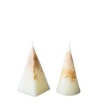 Casa si Gradina - Decoratiuni - Aromaterapie si lumanari - Lumanari si candele - Set lumanari, Aberto Design, 100% soia, alb, 6x12x6 cm (2 bucati) - Infinity.ro