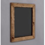 Carti si Birotica - Birotica - Accesorii de birou - Table si clipboard-uri - Tabla de scris, Aberto Design, lemn de molid, natural/negru, 36x42x4 cm - Infinity.ro