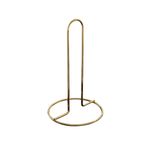 Market - Curatenie si intretinere casa - Produse bucatarie - Prosoape de hartie si servetele - Suport prosoape de hartie, Aberto Design, metal, auriu, 15x28 cm - Infinity.ro