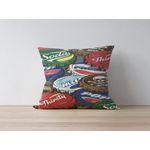 Casa si Gradina - Textile si covoare - Lenjerii de pat - Fete de perna - Husa perna decorativa, Aberto Design, multicolor, 43x43 cm, 50% poliester 50% bumbac, imprimare digitala, 397KRL1232 - Infinity.ro