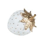 Casa si Gradina - Decoratiuni - Obiecte decorative - Accesorii decorative - Obiect decorativ, Aberto Design, 100% poliester, alb si auriu, 37x26x31 cm - Infinity.ro