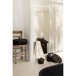 Casa si Gradina - Mobilier - Organizare si depozitare - Cutii depozitare - Cutie decorativa, Aberto Design, bumbac, negru, 15x10 cm, lucrata manual - Infinity.ro