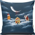 Casa si Gradina - Textile si covoare - Perne si pilote - Perne decorative - Perna decorativa, Aberto Design, multicolor, 43x43 cm, 50% bumbac 50% poliester, umplutura siliconica, 420GRC3122 - Infinity.ro