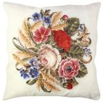 Casa si Gradina - Textile si covoare - Perne si pilote - Perne decorative - Perna decorativa, Aberto Design, multicolor, 43x43 cm, 50% bumbac, 50% poliester, umplutura siliconica, 420GRC0132 - Infinity.ro
