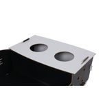 Petshop - Accesorii petshop - Culcusuri si custi - Culcusuri si saltele - Pat pentru pisici, Aberto Design, mdf, negru si alb, 60x40x15 cm - Infinity.ro