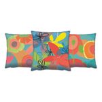 Casa si Gradina - Textile si covoare - Perne si pilote - Perne decorative - Set perne decorative, Aberto Design, multicolor, 43x43 cm, bumbac si poliester, 3 bucati, 417GRV0183 - Infinity.ro