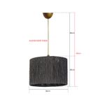 Casa si Gradina - Corpuri si surse de iluminat - Lustre si pendule - Candelabru, Opviq, plastic, gri, 20x30 cm, 687HMY1470 - Infinity.ro